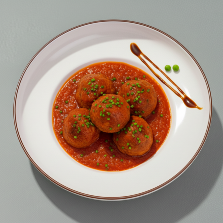 Albóndigas de Pollo con Tomate Natural