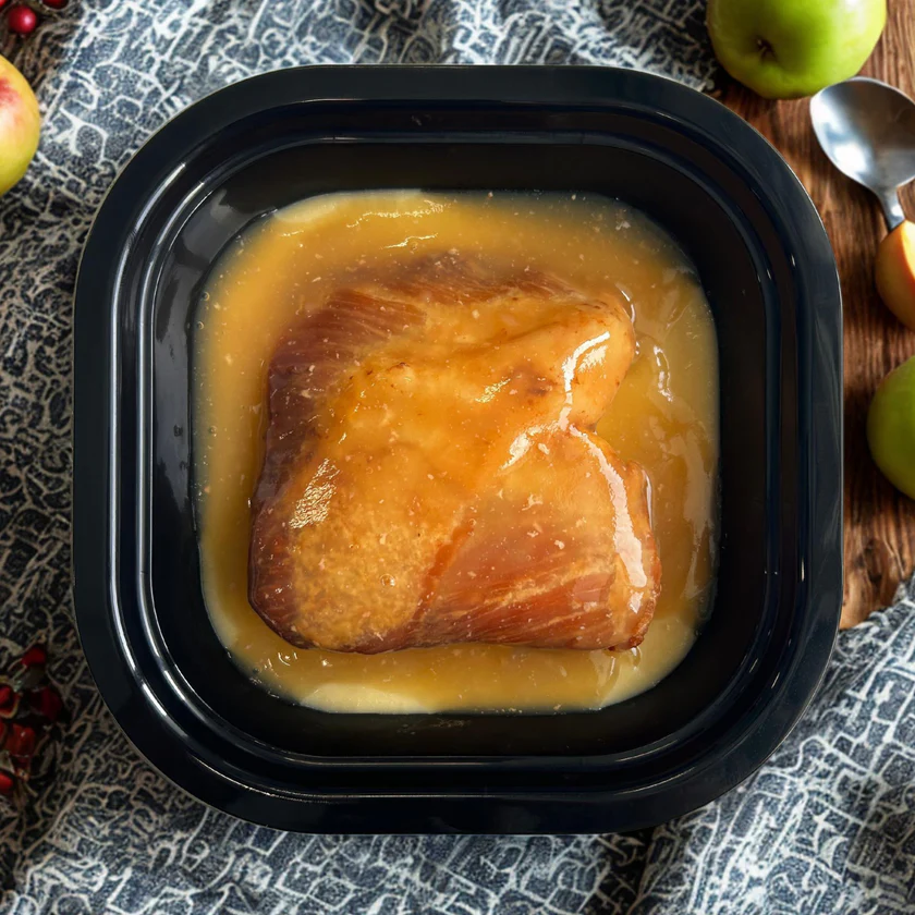 Secreto Asado con Puré de Manzana
